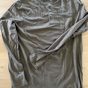 Zara Green Long Sleeve Tee